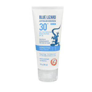 Blue Lizard, Blue Lizard Australian Sunscreen SPF 30+ Sensitive, 3 Oz