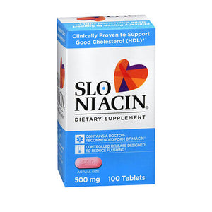 Slo-Niacin, Slo-Niacin, 500MG, 100 Tabs