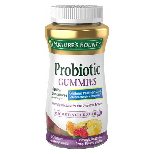 Nature's Bounty, Nature's Bounty Probiotic Gummies Digestive Health, 60 Each