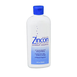 Zincon, Zincon Medicated Dandruff Shampoo, 8 Oz