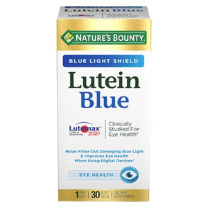 Nature's Bounty, Nature's Bounty Lutein Blue Softgels, 30 Caps