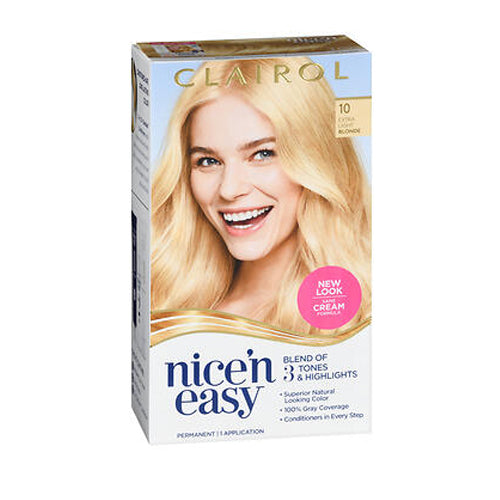 Nice 'n Easy, Nice 'n Easy Permanent Haircolor 10 Extra Light Blonde, 1 Each