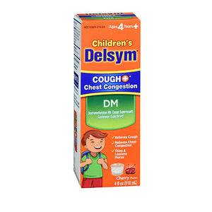 Delsym, Delsym Children'S Cough + Chest Congestion Dm Liquid Cherry Flavor, 4 Oz