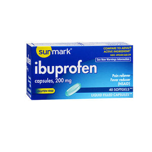 Sunmark, Ibuprofen, 40 Caps