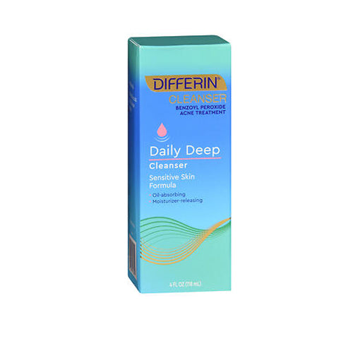 Differin, Differin Daily Deep Cleanser Sensitive Skin Formula, 4 Oz