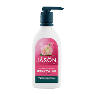 Jason Natural Products, Body Wash Satin, Glycerine Rose 30 Fl Oz