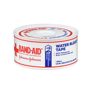 Band-Aid, Band-Aid Water Block Tape 1 Inch X 10 Yards, 1 Roll