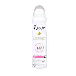 Dove, Dove Antiperspirant Dry Spray Invisible Clear Finish, 3.8 Oz