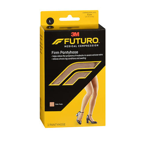 3M, Futuro Medical Compression Firm Pantyhose Nude Large, 1 Each