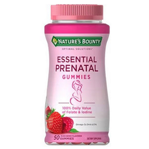Nature's Bounty, Nature's Bounty Optimal Solutions Essential Prenatal Gummies, 50 Each