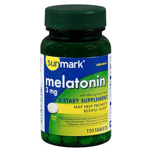 Sunmark, Sunmark Melatonin Tablets, Count of 1