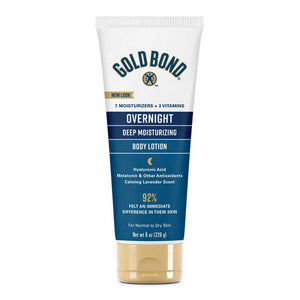 Gold Bond, Gold Bond Ultimate Overnight Deep Moisturizing Skin Therapy Lotion, 8 Oz