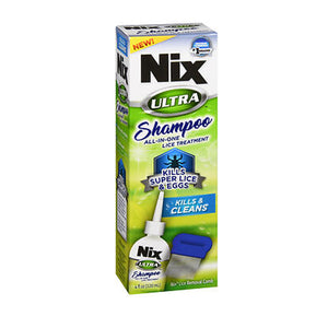 Nix, Nix Ultra Shampoo All-In-One Lice Treatment, 4 Oz