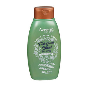 Aveeno, Aveeno Refresh & Thicken Fresh Greens Blend Shampoo, 12 Oz
