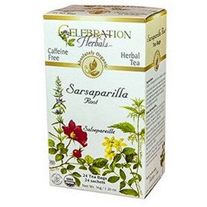 Celebration Herbals, Organic Sarsaparilla Root, 24 Bags