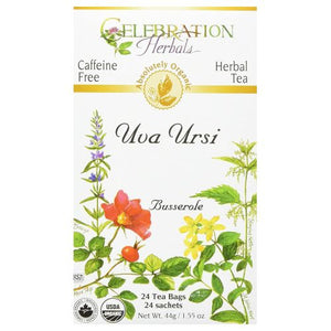 Celebration Herbals, Organic Uva Ursi Tea, 24 Bags