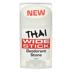 Thai Deodorant Stone, Thai Deodorant Wide Stick, 70 Grams