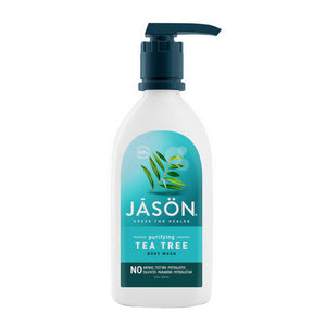 Jason Natural Products, Body Wash Satin, Tea Tree 30 Fl Oz