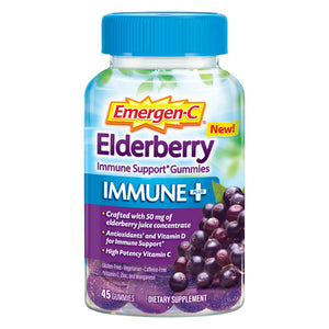 Emergen-C, Elderberry Immune Plus, 45 Count