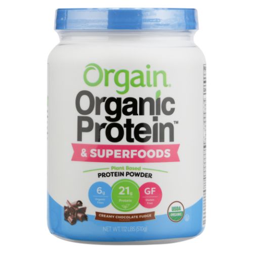 Orgain, Organic Protein & Superfoods, Creamy Chocolate Fudge 1.12 lbs