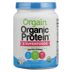Orgain, Organic Protein & Superfoods, Vanilla Bean 1.12 lbs