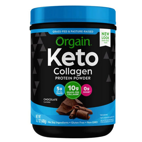 Orgain, Collagen Powder, Chocolate 0.88 lbs
