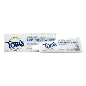 Tom's Of Maine, Luminous White Toothpaste, Clean Mint 4 Oz