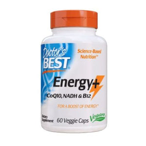 Doctors Best, Energy + CoQ10 - NADH and B12, 60 Veg Caps