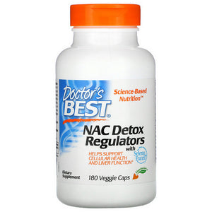 Doctors Best, NAC Detox Regulators, 180 Veg Caps