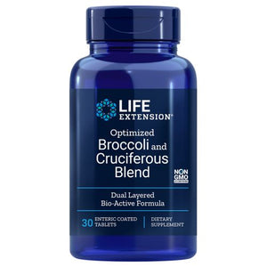 Life Extension, Optimized Broccoli and Cruciferous Blend, 30 Enteric Coated Tabs