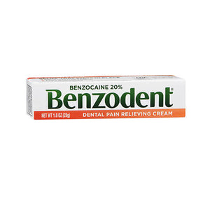 Benzodent, Benzodent Dental Pain Relieving Cream, 1 Oz