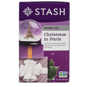Stash Tea, Christmas in Paris Herbal Tea, 18 Count