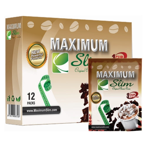 Maximum Slim, Original Classic Cocoa Powder, 12 Packets