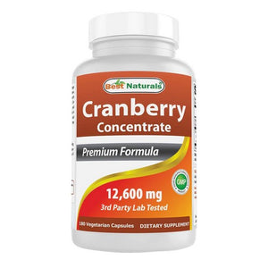 Best Naturals, Cranberry Concentrate, 12600 mg, 180 Veg Caps