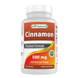 Best Naturals, Cinnamon Bark, 500 mg, 250 Caps