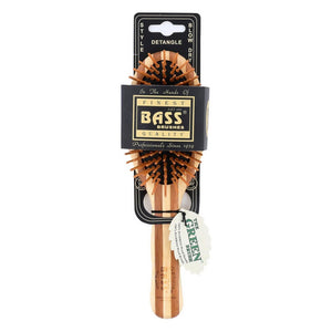 Bass Brushes, Large Oval Hair Brush Cushion Wood Bristles, 1 Each