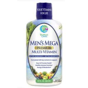 Tropical Oasis, Men's Mega Premium Multivitamin, 32 Oz