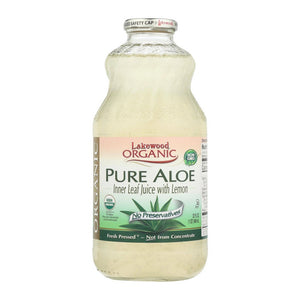 Lakewood Organic, Organic Pure Aloe Juice, 32 Oz