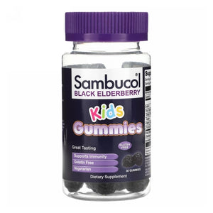 Sambucol, Black Elderberry Kids Gummies, 0, 30 Gummies