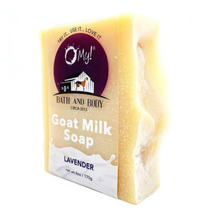 O MY!, Goat Milk Essential Oil Soap, 0, Lavender, 6 Oz