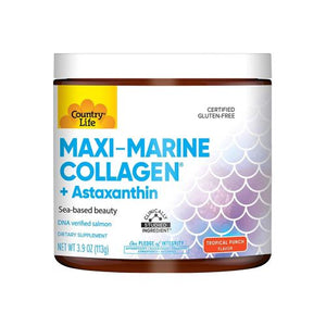 Country Life, Maxi-Marine Collagen + Astaxanthin, 0, 3.9 Oz