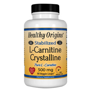 Healthy Origins, L-Carnitine Crystalline, 500 mg, 90 VegCaps