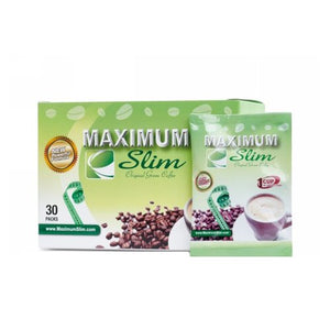 Maximum Slim, Original Green Coffee Powder, 0, 30 Count