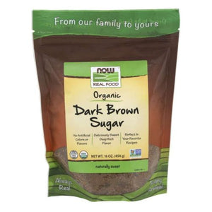 Now Foods, Organic Dark Brown Sugar, 16 Oz