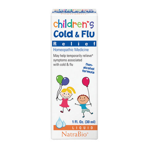NatraBio, Childrens Cold & Flu, 1 FL Oz