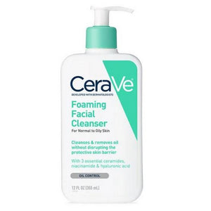 Cerave, Cerave Foaming Facial Cleanser, 12 Oz
