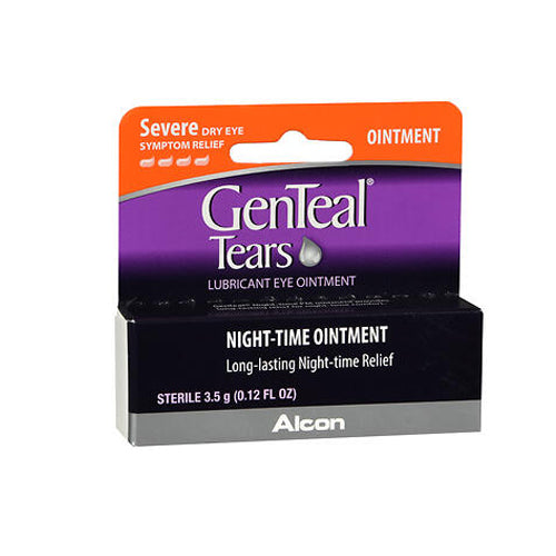Genteal, GenTeal Night-Time Lubricant Eye Ointment Severe Dry Eye Symptom Relief, 3.5 Grams