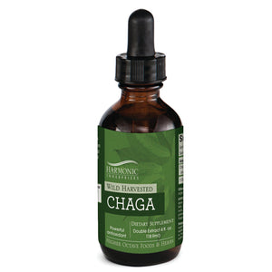 Harmonic Innerprizes (formerly Etherium Tech), Wildcrafted Chaga Tincture, 4 Oz