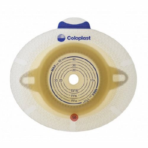 Coloplast, Ostomy Barrier SenSura  Click Trim To Fit, Extended Wear Double Layer Adhesive 1-9/6 Inch Flange Gre, Count of 5