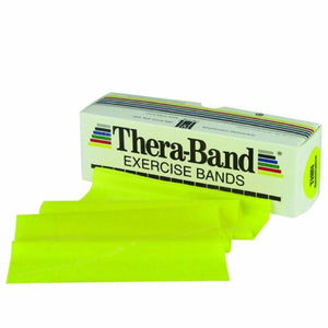 Thera-Band, Exercise Resistance Band Thera-Band  Yellow 5 Inch X 6 Yard X-Light Resistance, Count of 1